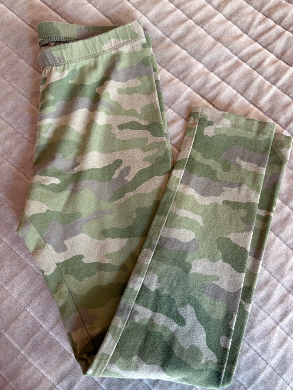 Cat & Jack Green Camo Kids Leggings